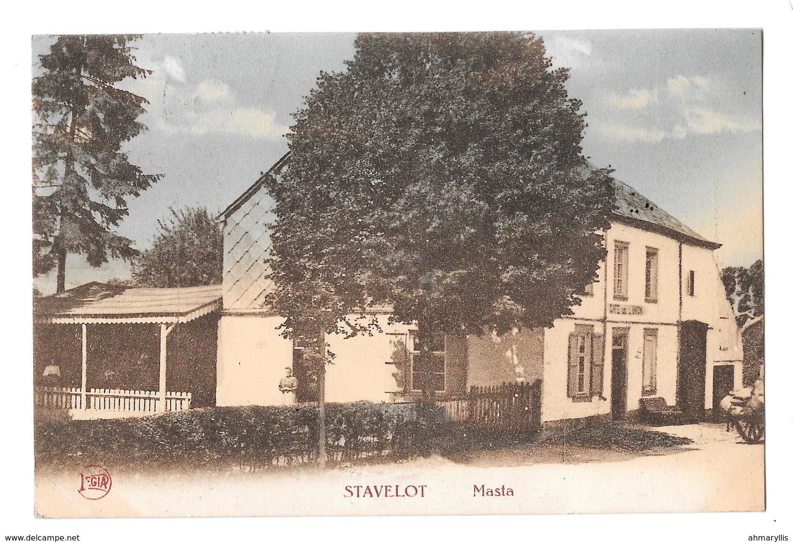 Stavelot Masta Legia Bon état Animée Emile Dumont 1922 - Stavelot