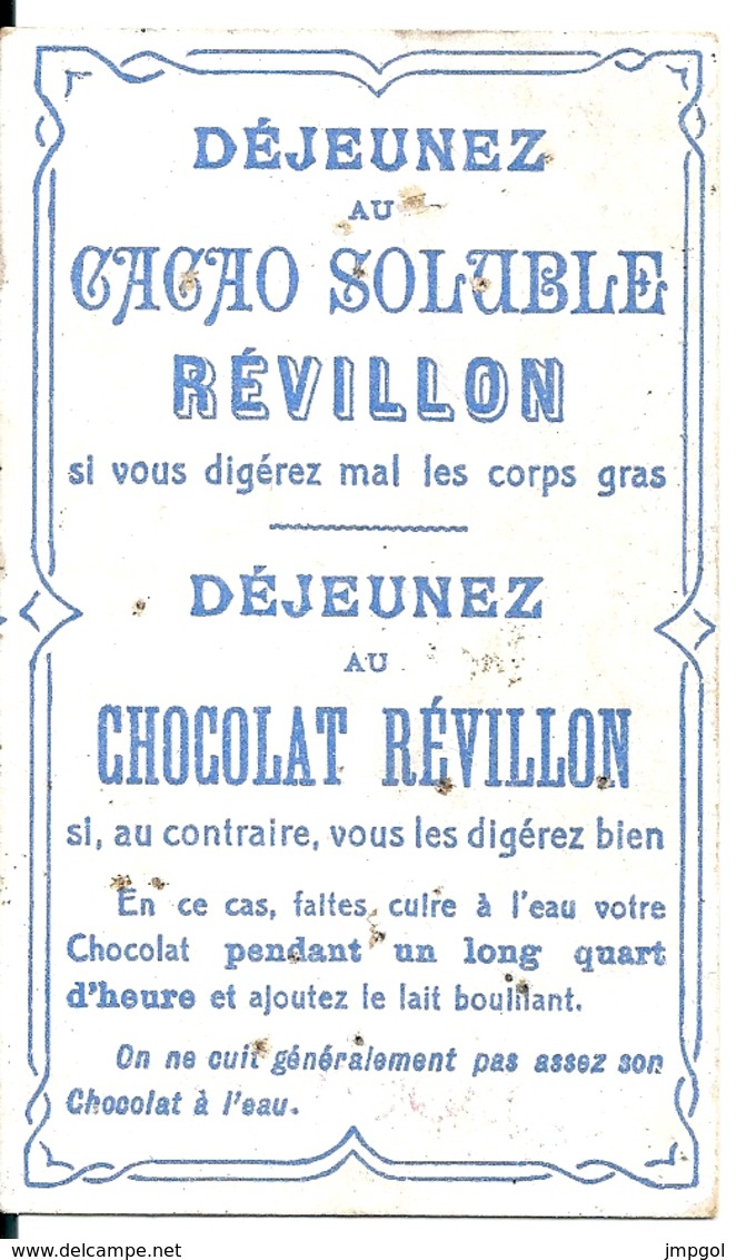 Chromos Chocolat Révillon Série Science Amusante "Quel Temps Fera T'il" Tom TIT - Revillon