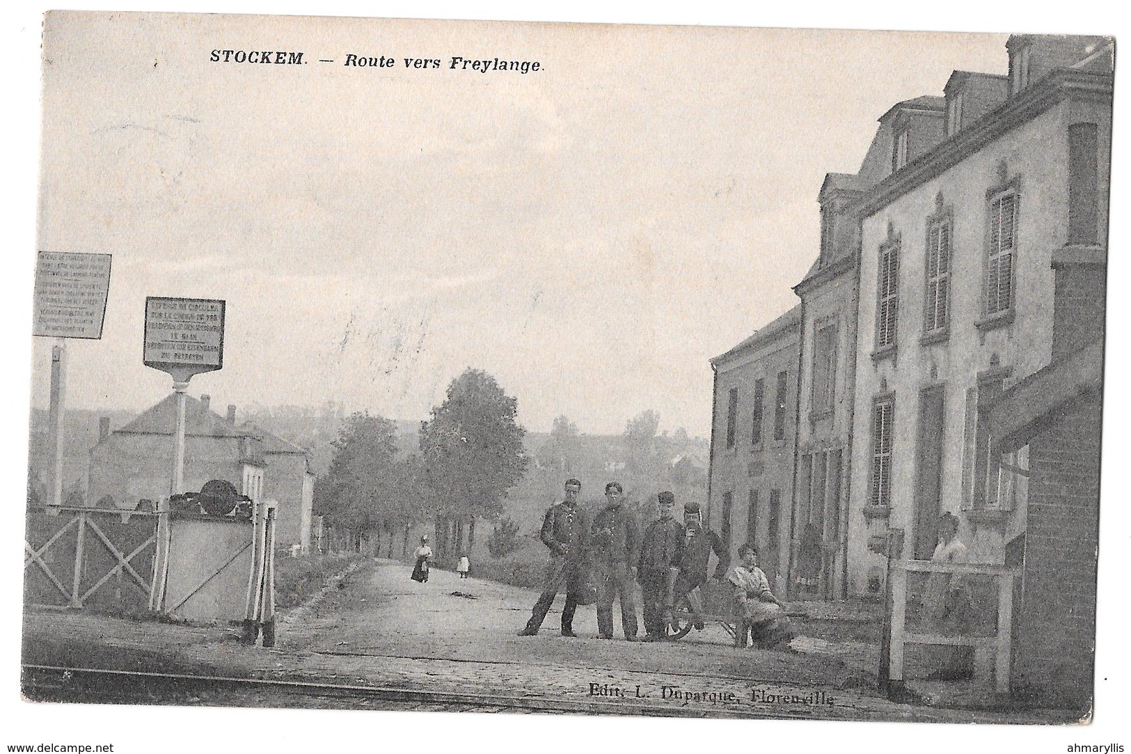 Environs D'arlon  Stockem Route De Freylange Duparque Bon état 1911 - Arlon