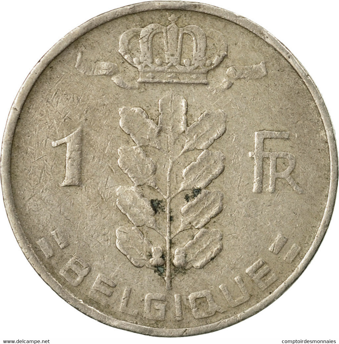 Monnaie, Belgique, Franc, 1962, TB, Copper-nickel, KM:142.1 - 1 Franc