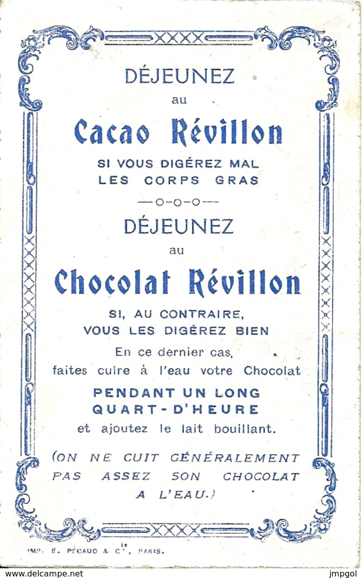 Chromos Chocolat Révillon Série Provinces Françaises "Le Béarn" - Revillon