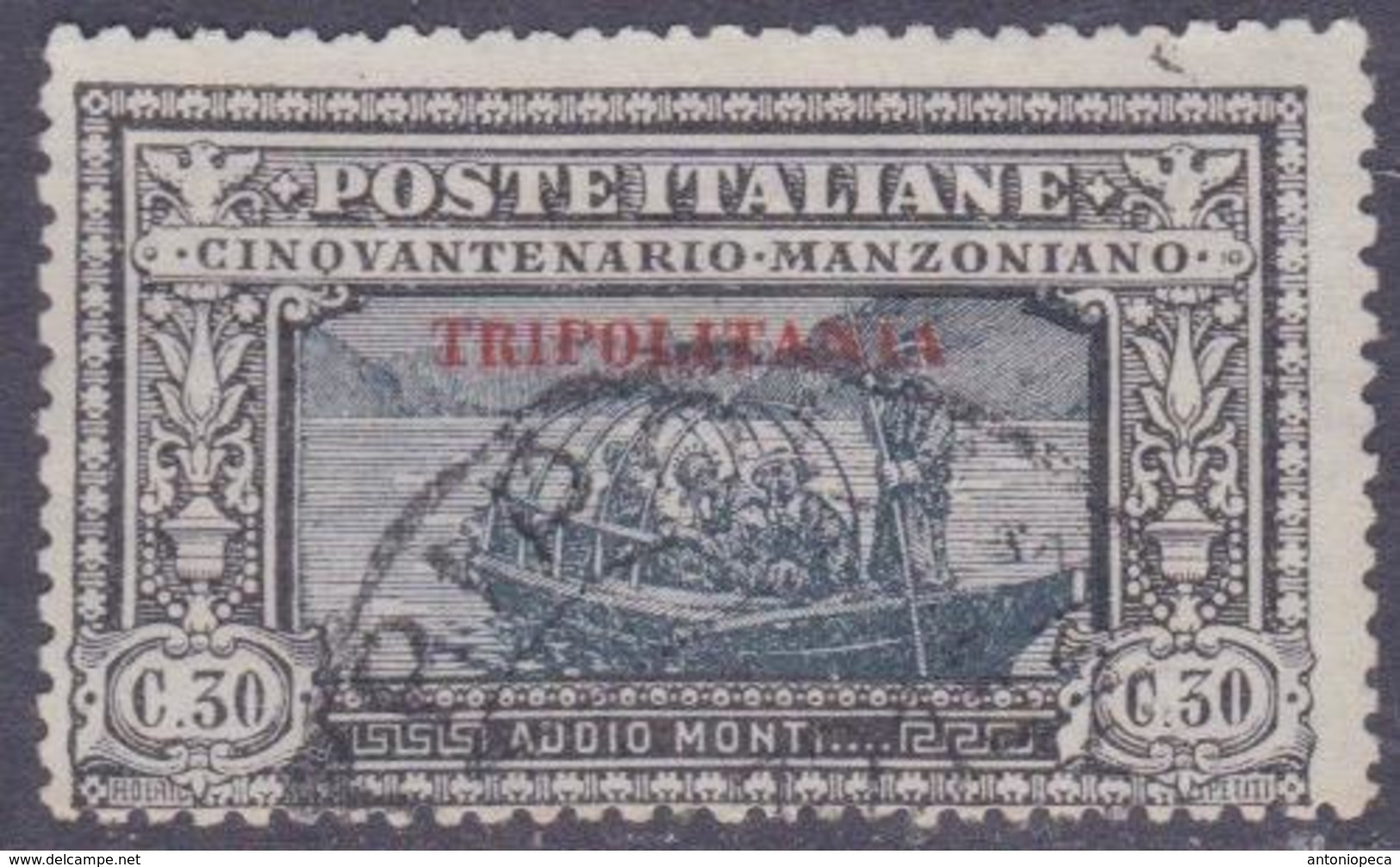 ITALIA 1936 OCC. ITALIANA Dell'Etiopia 4 VALORI, USATO - Tripolitania