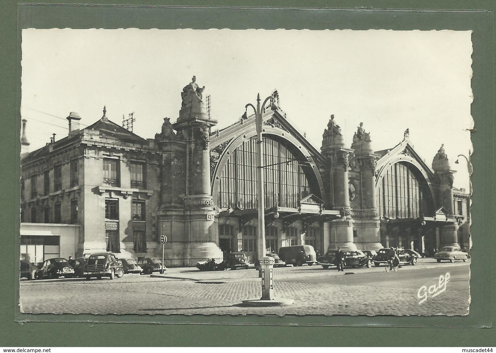 CARTE POSTALE  INDRE ET LOIRE TOURS LA GARE - Tours