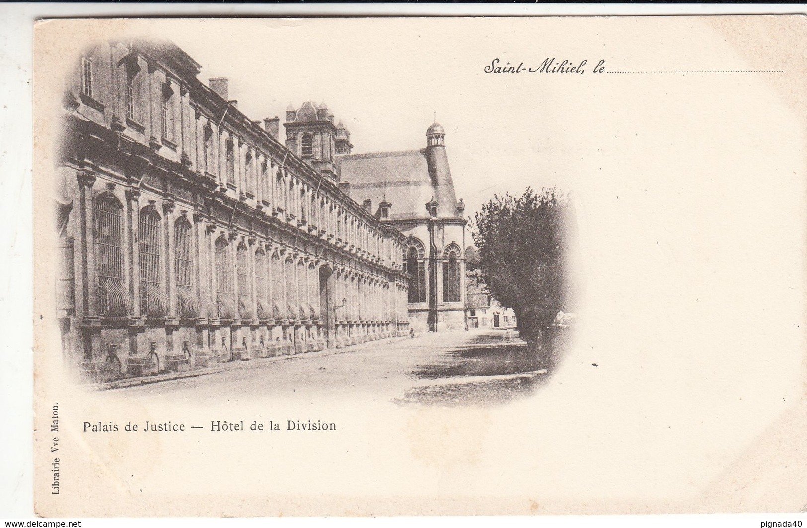 Cp , 55 , SAINT-MIHIEL , Plais De Justice , Hôtel De La Division - Saint Mihiel