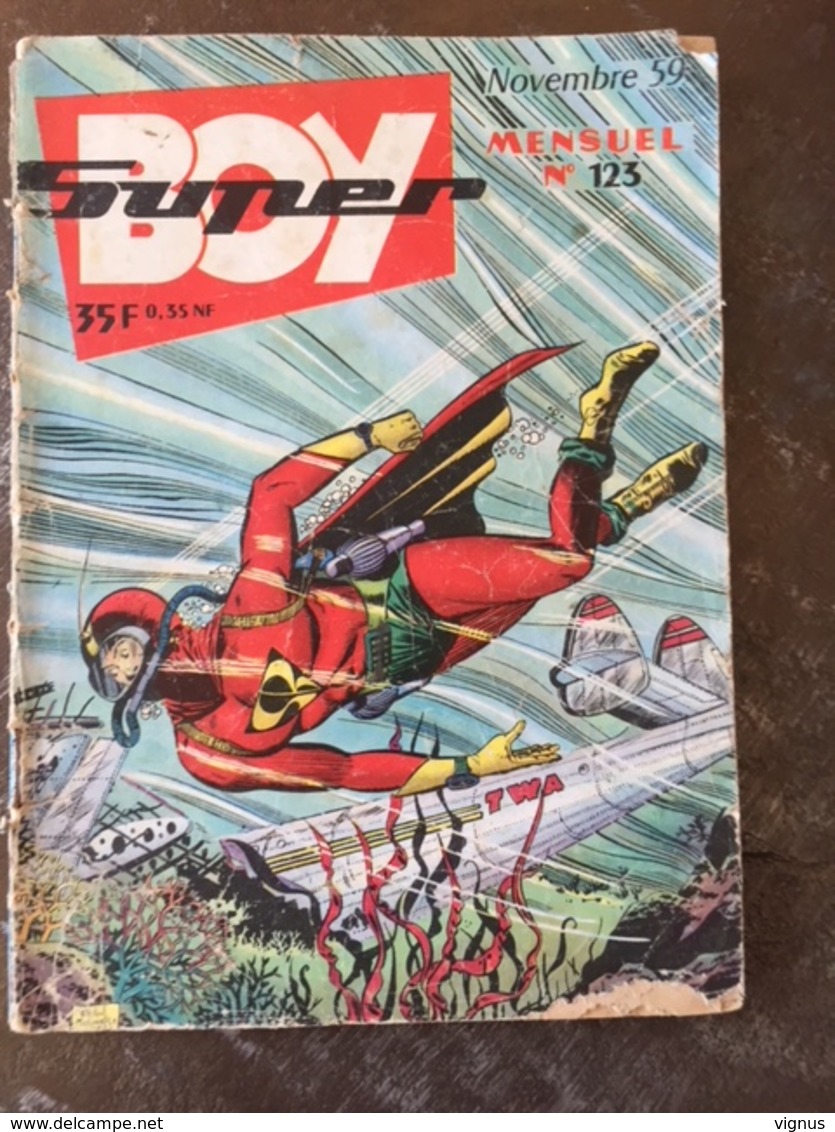 SUPER BOY N° 123 - IMPERIA - NOVEMBRE 1959 -  ASSEZ BON ETAT - Superboy