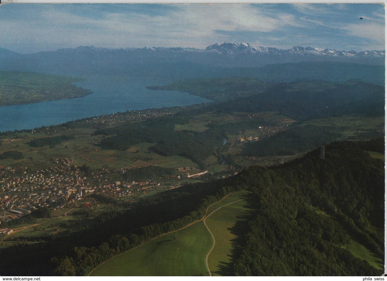 Felsenegg - Blick Auf Die Alpen - Luftseilbahn Adliswil - Adliswil