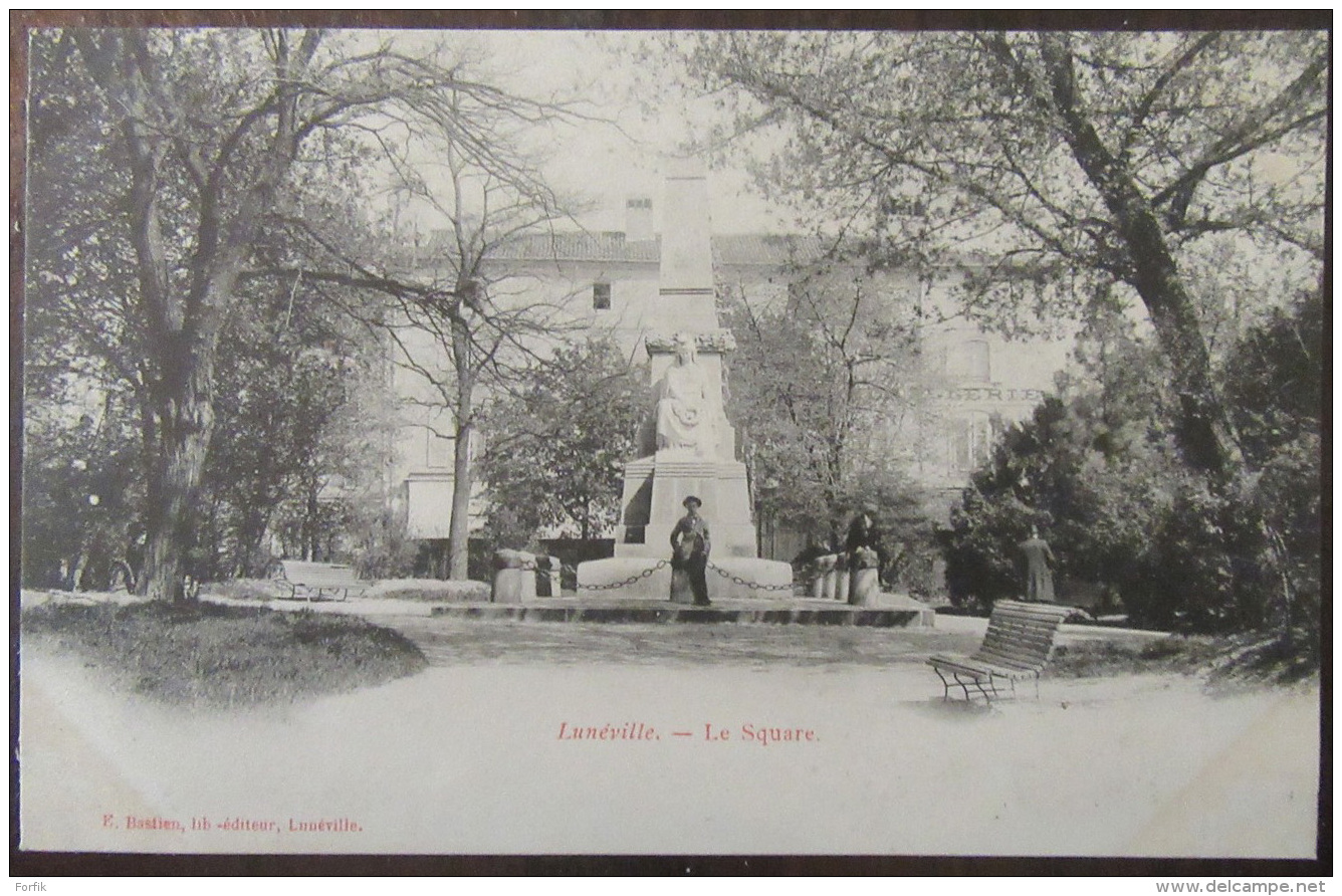 Lunéville - Carte Postale Précurseur - Le Square - Animée - Non-Circulée - Luneville