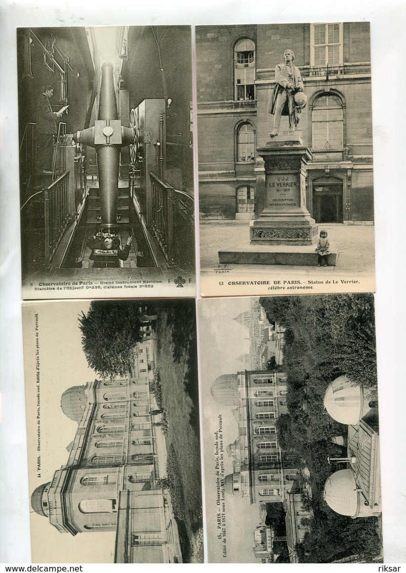 OBSERVATOIRE(PARIS) 10 CARTES - Astronomie