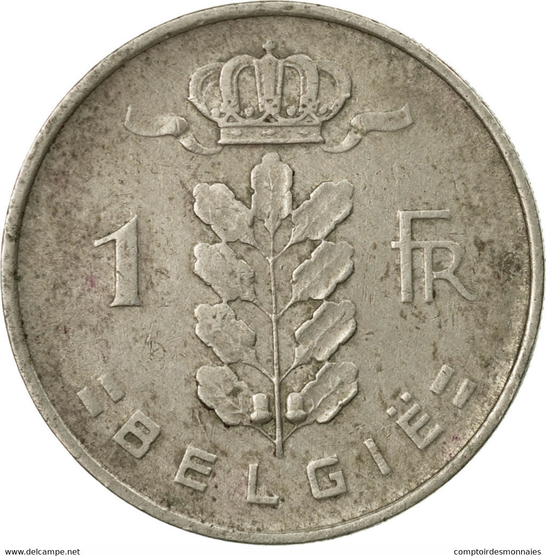 Monnaie, Belgique, Franc, 1952, B+, Copper-nickel, KM:143.1 - 1 Franc