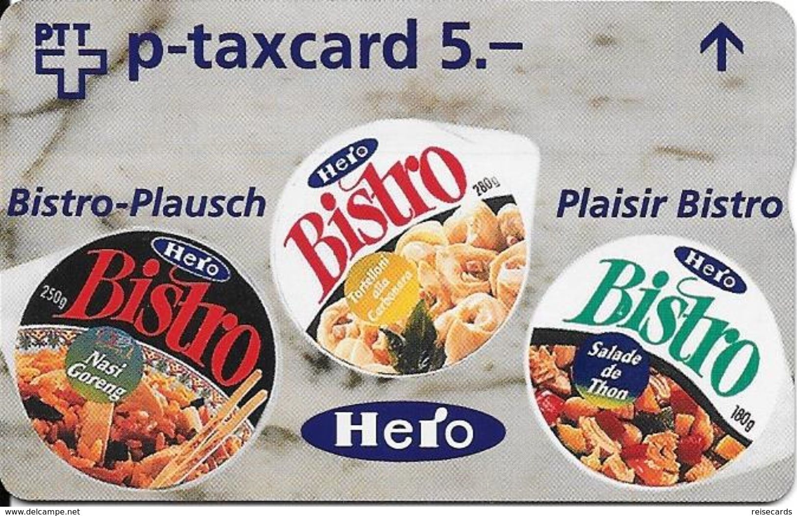 PTT P: KF-31B 509L Hero - Bistro-Plausch. Mint - Schweiz