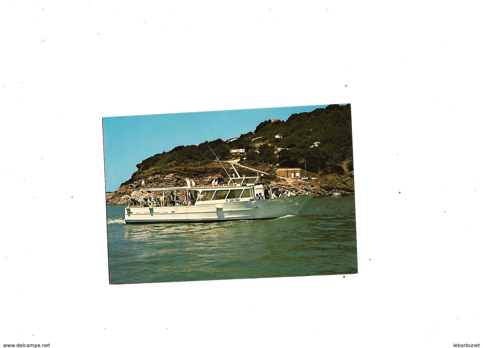 Carte Postale Bateau  Croix Du Sud Visite Des Calanques De Cassis - Ferries