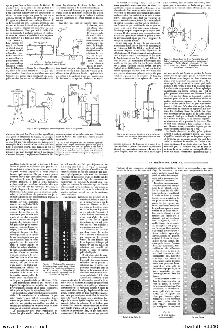 LA TELEPHONIE SANS FIL   1913 - Other & Unclassified