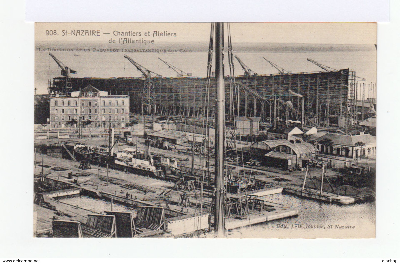 St Nazaire. Chantiers Et Ateliers De L'Atlantique. (3140) - Saint Nazaire