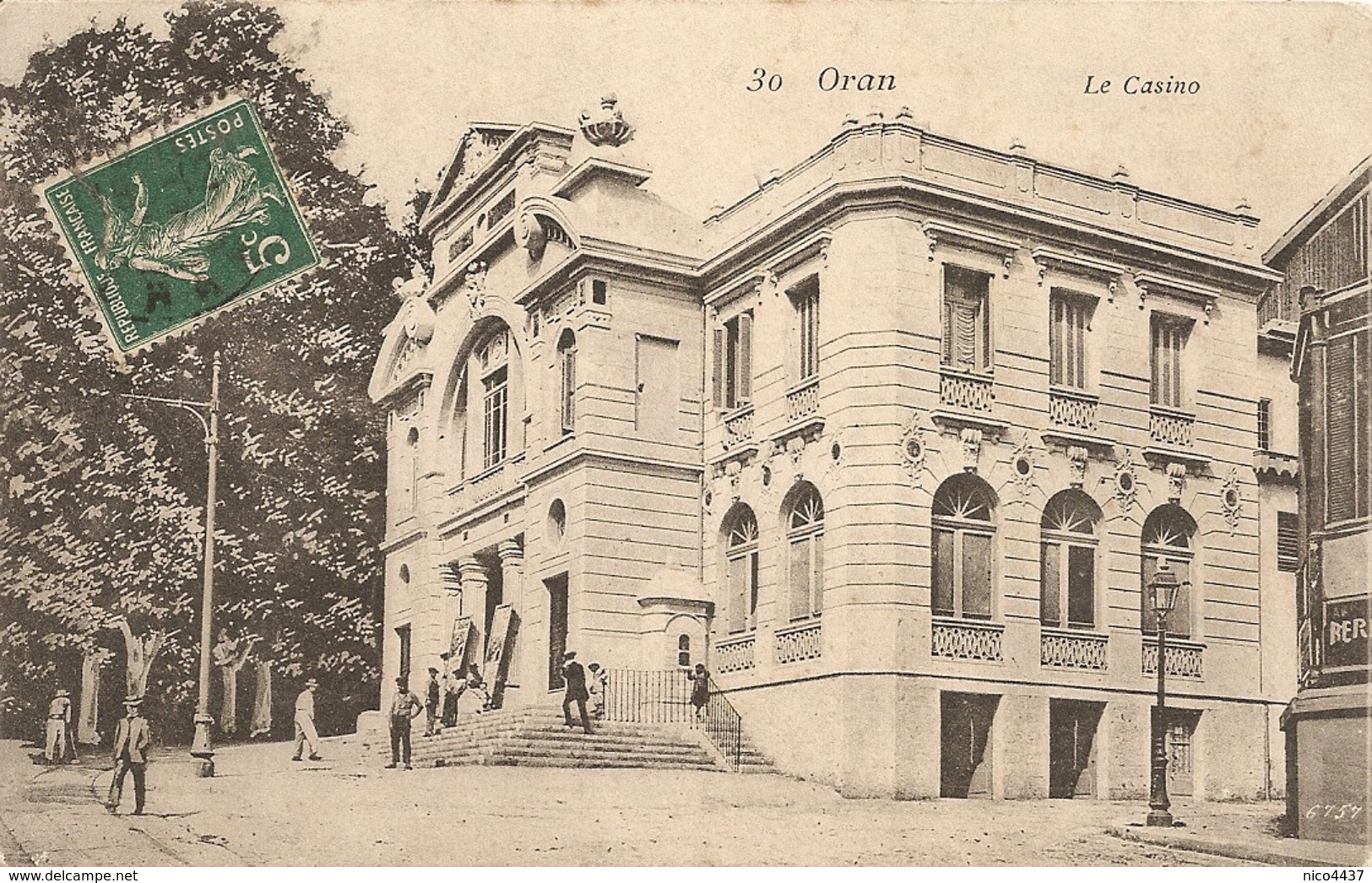 Cpa Oran Le Casino - Hommes