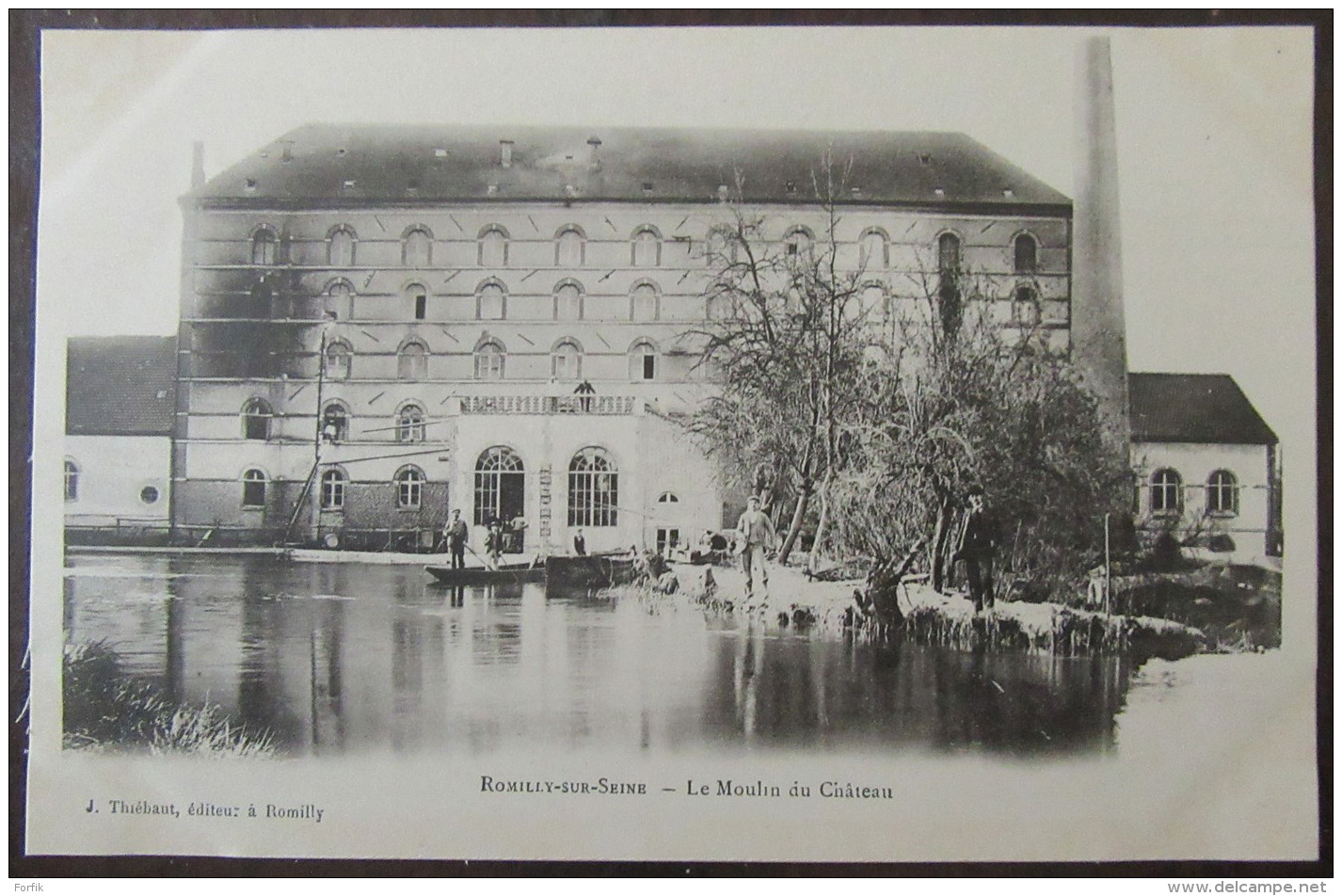 Romilly Sur Seine (Aube) - Carte Postale Précurseur - Le Moulin Du Château - Animée - Non-Circulée - Romilly-sur-Seine