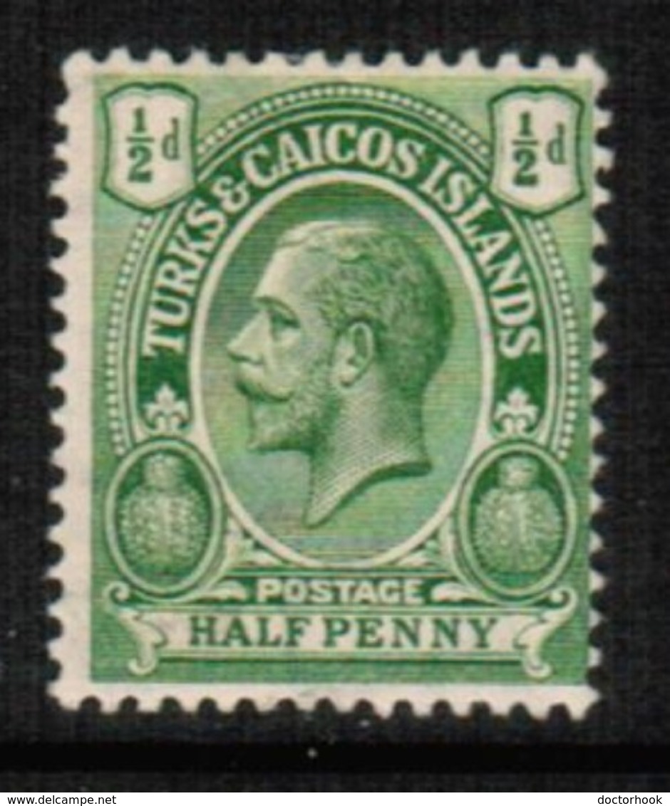 TURKS & CAICOS ISLANDS  Scott # 45 F-VF MINT HINGED (Stamp Scan # 421) - Turks And Caicos