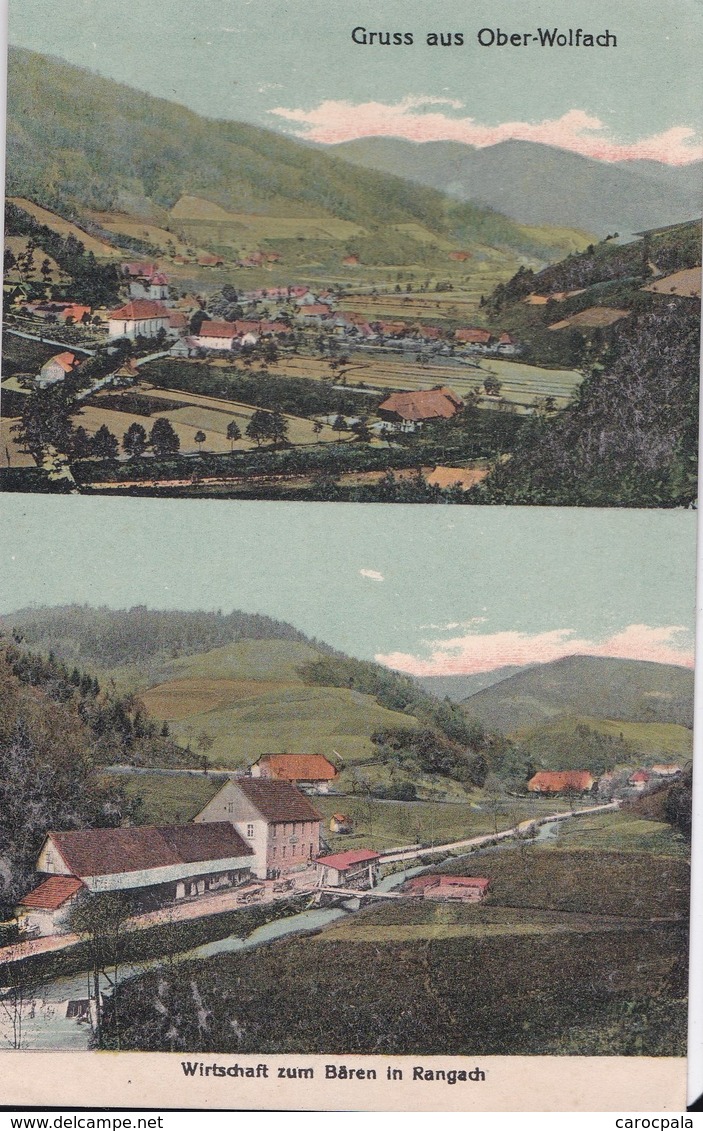 Carte 1930 OBER WOLFACH / WIRTSCHAFT ZUM BAREN IN RANGACH - Wolfach