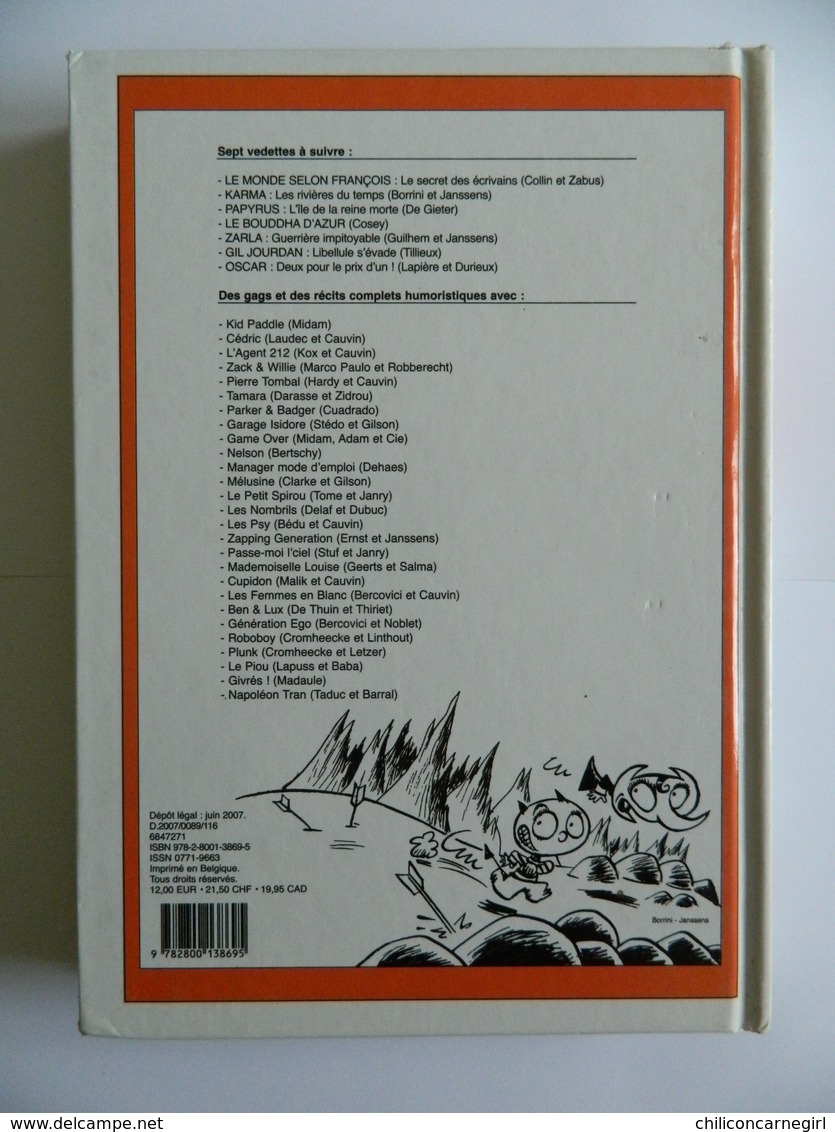 SPIROU RECUEIL ALBUM N° 293 - Périodique du N° 3577 à 3584 - Couverture Les Psy par BEDU - Très Bon état