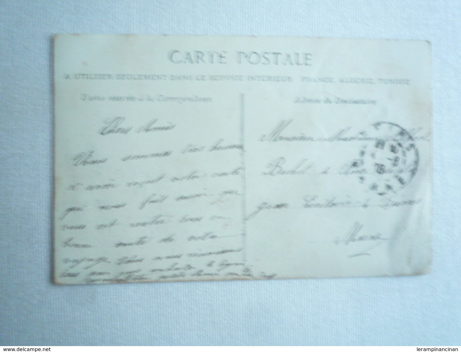 1908 CARENTAN SOCIETE DES PHOSPHATES COLORISEE  EDITIONS ?  CIRCULÉE DIVISÉE  ETAT CORRECT - Carentan