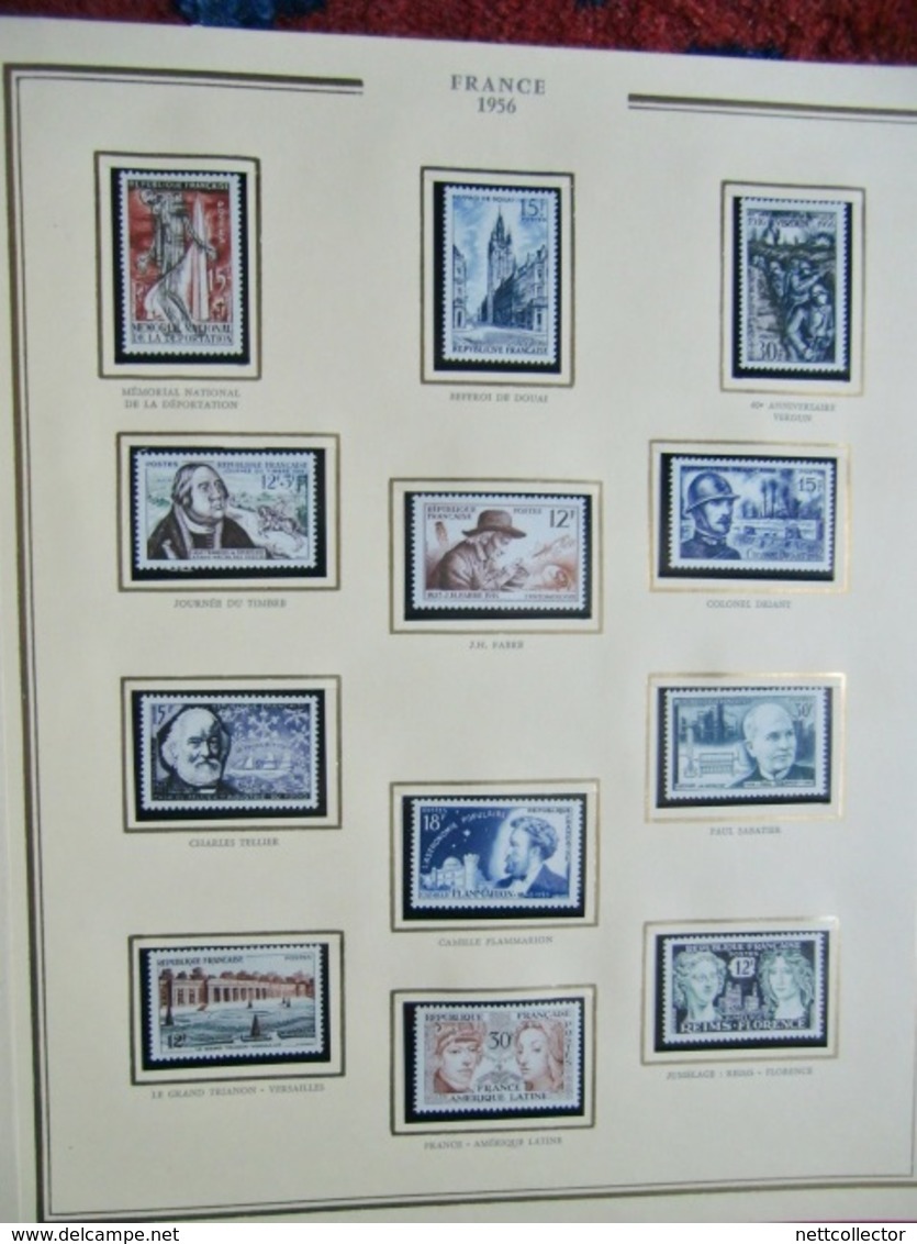 FRANCE COMPLET 1942/1957 TIMBRES NEUFS** SUP.  dans SOMPTUEUX ALBUM PRESIDENCE  CERES /COTE TRES IMPORTANTE