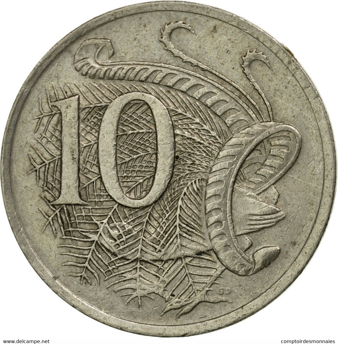 Monnaie, Australie, Elizabeth II, 10 Cents, 1974, TTB, Copper-nickel, KM:65 - 10 Cents