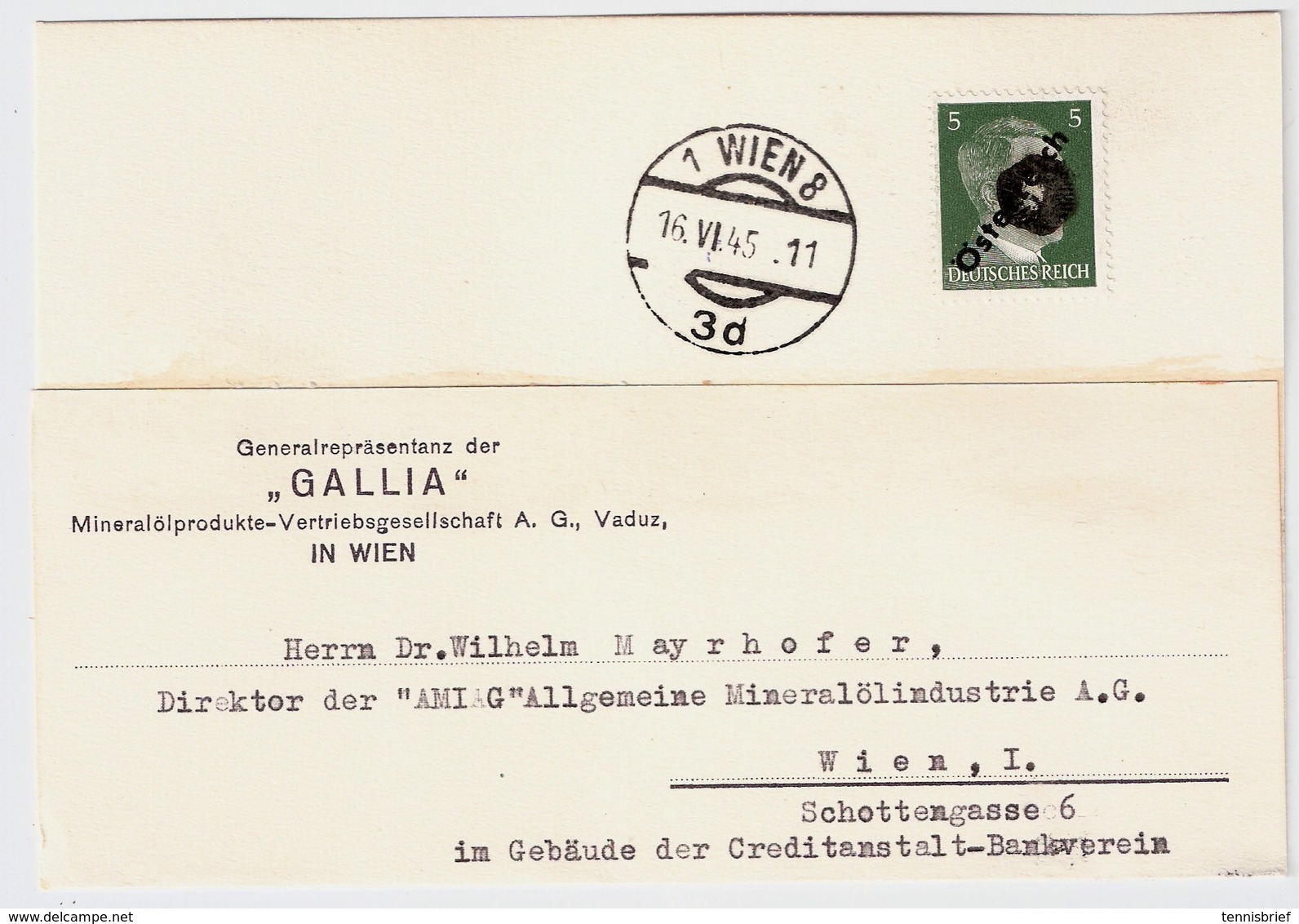 Frühe Bedarfs-Post Juni 1945 ,Schwärzung ! #a1148 - Briefe U. Dokumente