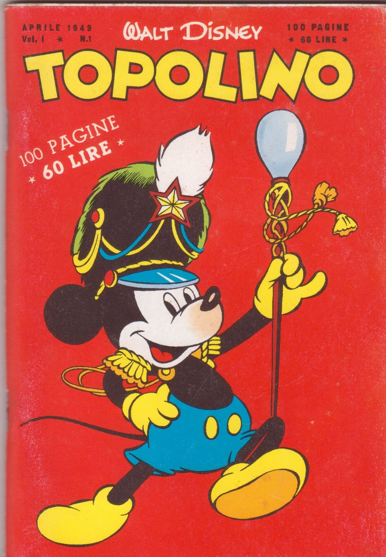 °°° Topolino Aprile 1949 N. 1 Ristampa 2005 °°° - Disney