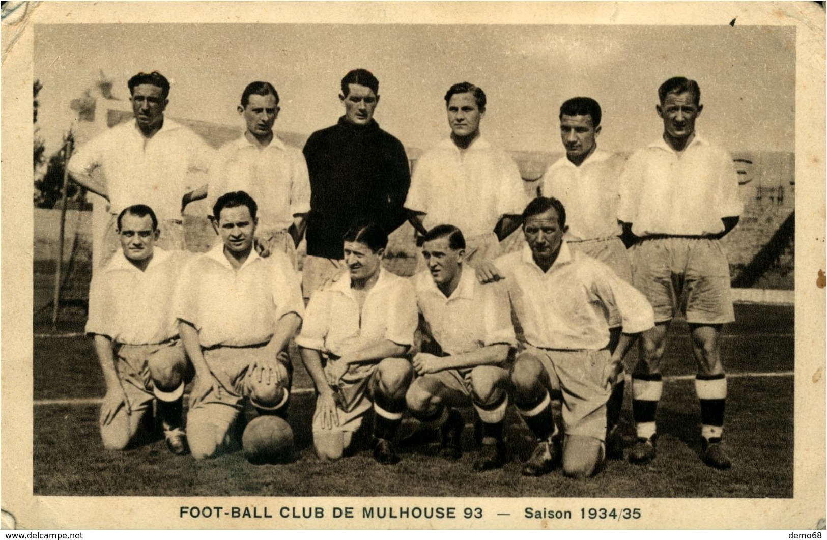 MULHOUSE  FCM  Saison 1934-35 - Mulhouse