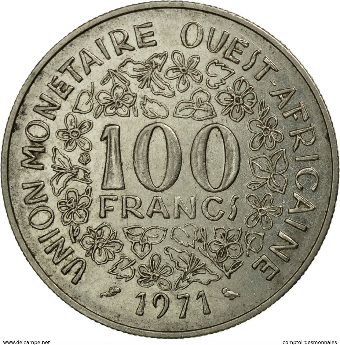 Monnaie, West African States, 100 Francs, 1971, Paris, TTB, Nickel, KM:4 - Ivoorkust