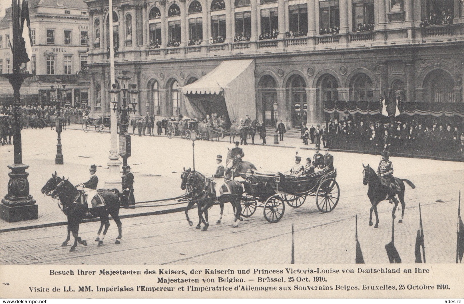 Besuch Ihrer Majestaeten Des Kaisers, Der Kaiserin Und Princess Victoria-Louise Von Deutschland An Ihre Majestaeten Von - Königshäuser