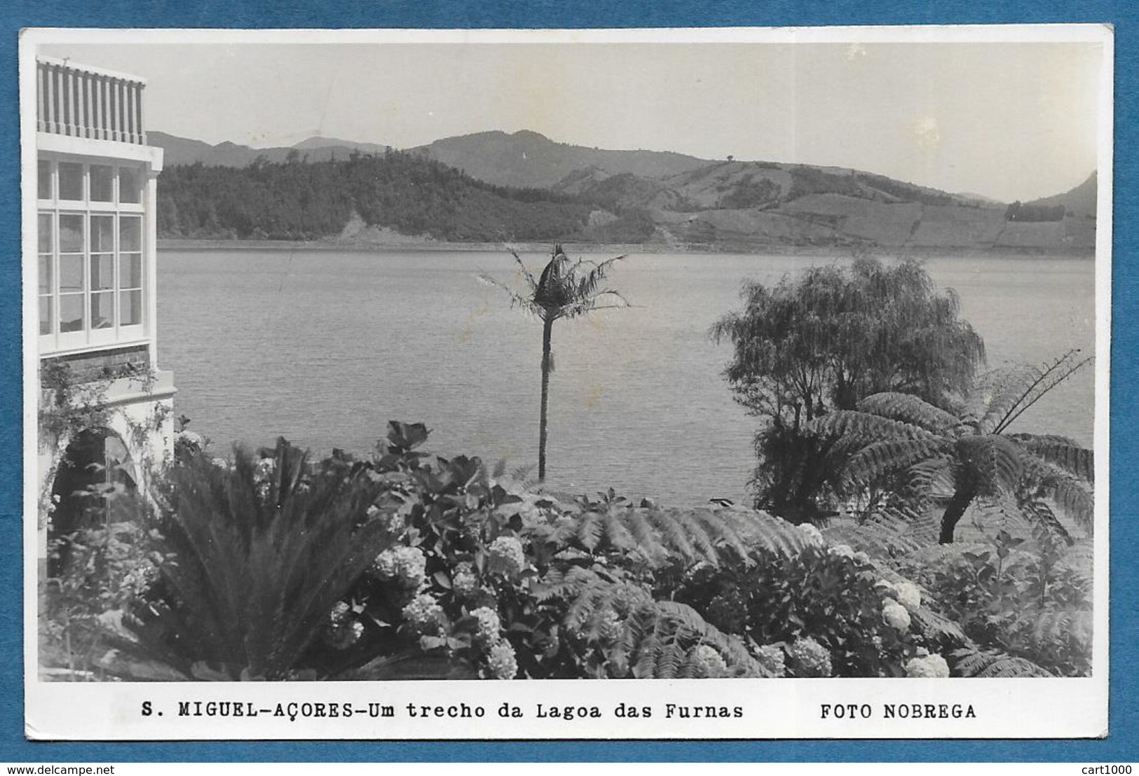 MIGUEL-ACORES UM TRECHO DA LAGOA DAS FURNAS 1950 - Açores