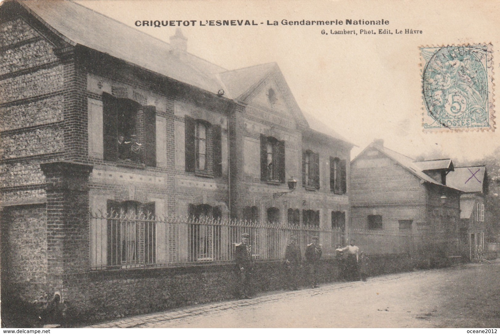 76 Criquetot L'Esneval. La Gendarmerie Nationale - Criquetot L'Esneval