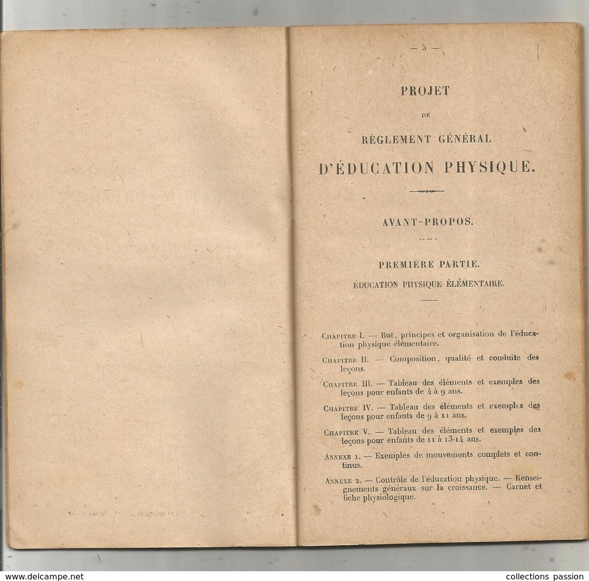 Militaria , Ministère De La Guerre , Projet De Réglement Général D'éducation Physique,1919 , 63 Pages ,  Frais Fr 2.75 E - Französisch