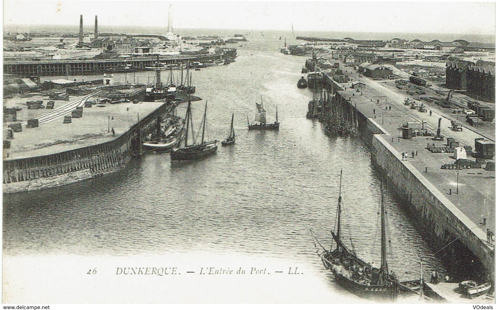 CPA - France - (59)  Nord - Dunkerque - L'Entrée Du Port - Dunkerque