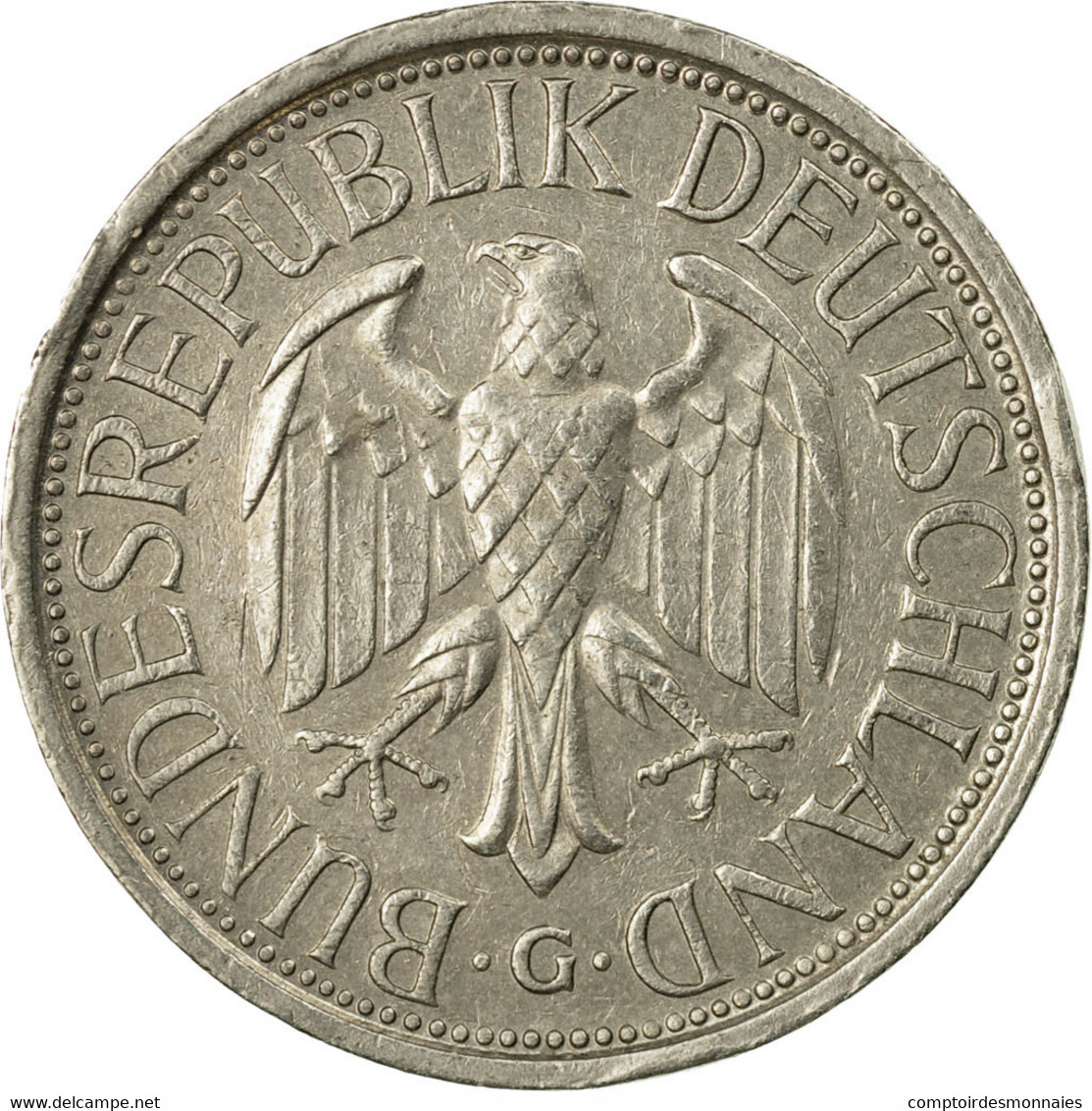 Monnaie, République Fédérale Allemande, Mark, 1981, Hambourg, TTB - 1 Mark