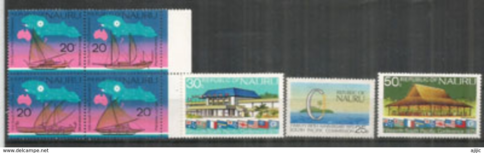 Conférence Du Pacifique Sud 1975, Wellington, New Zealand.  7 Timbres Neufs ** - Nauru