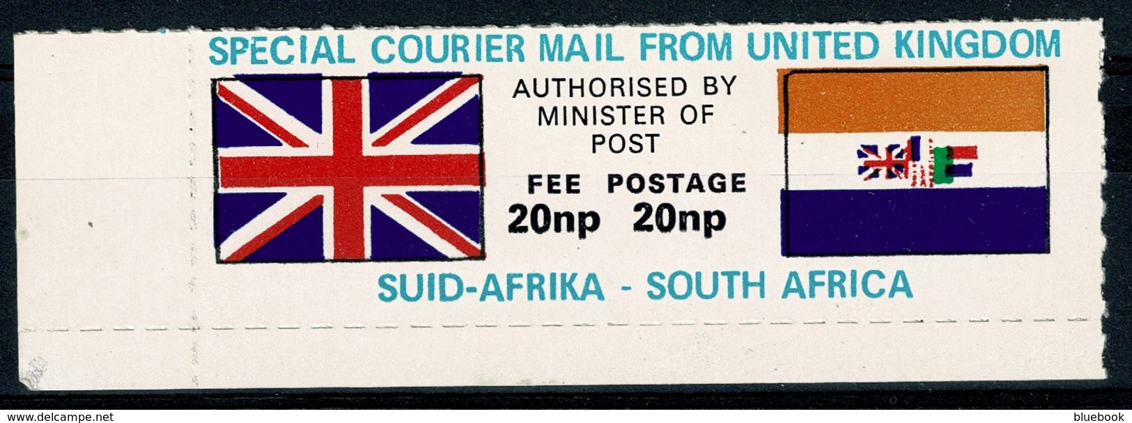 Ref 1234 - 1984 South Africa Constitution Stamps & Special Courier Mail Label - Neufs