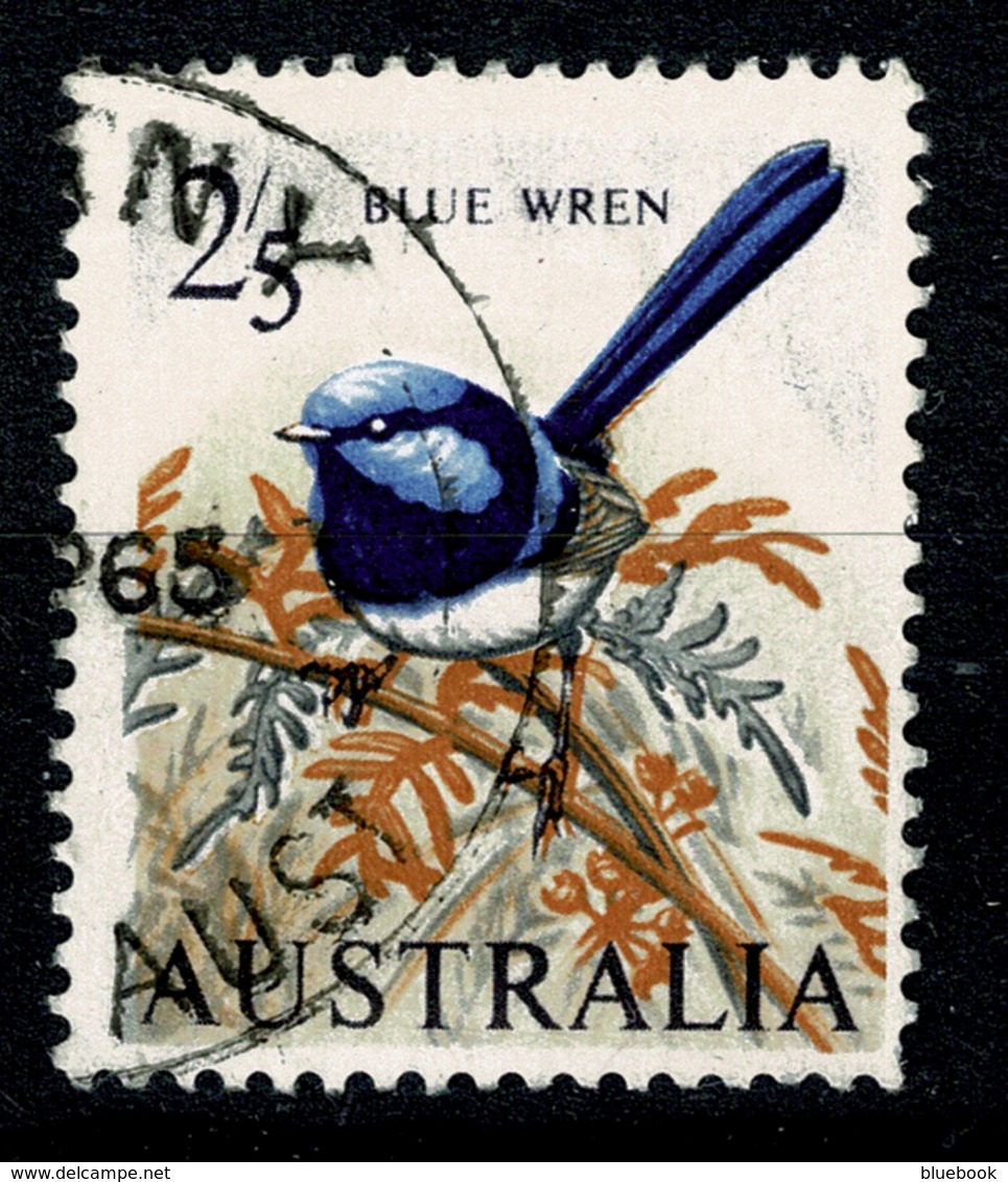 Ref 1234 - Australia 1965 SG 365a - 2/5 Blue Wren Bird Stamp - Good Used Cat £9 + - Used Stamps