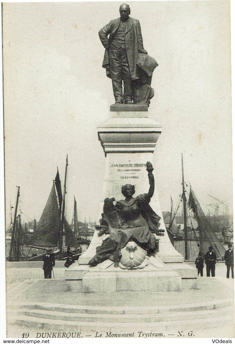 CPA - France - (59)  Nord - Dunkerque - Le Monument Trystram - Dunkerque