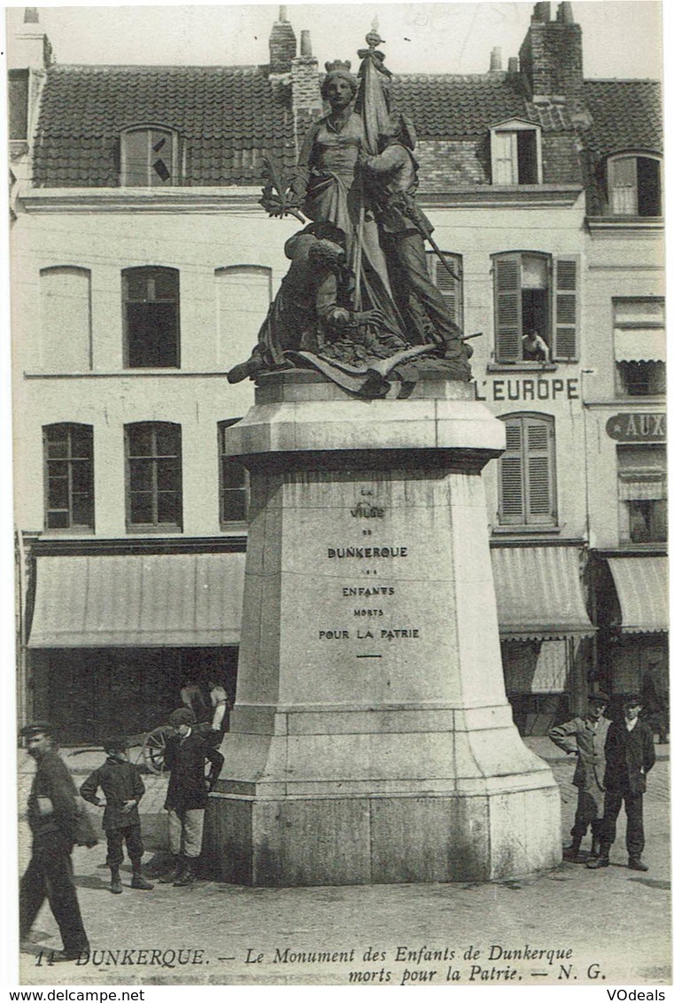 CPA - France - (59)  Nord - Dunkerque - Le Monument Des Enfants De Dunkerque - Dunkerque