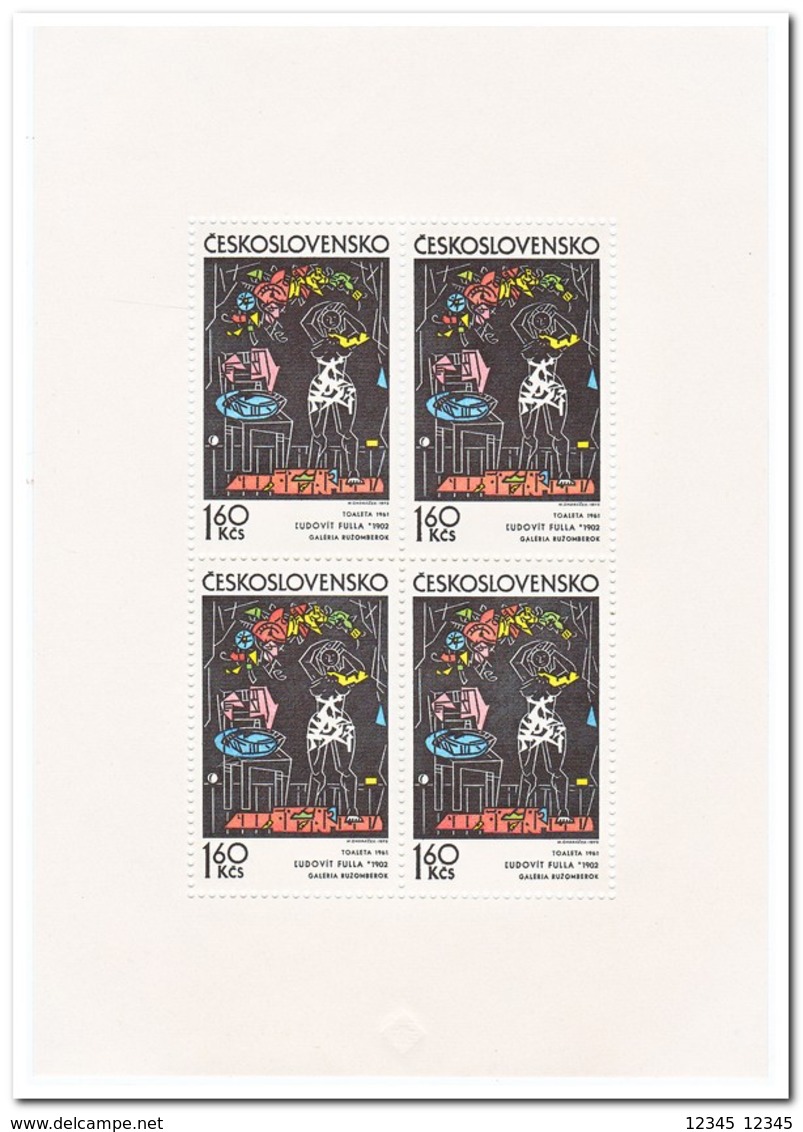 Tsjechowslowakije 1972, Postfris MNH, Toilette Painting From Ludovit Fulla - Ongebruikt