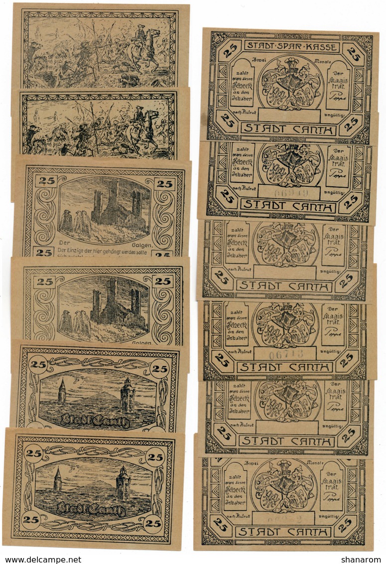 Allemagne // NOTGELD // Collection // LOT de 500 billets