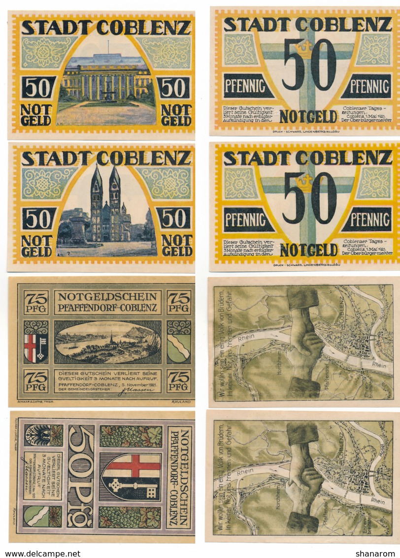 Allemagne // NOTGELD // Collection // LOT de 500 billets