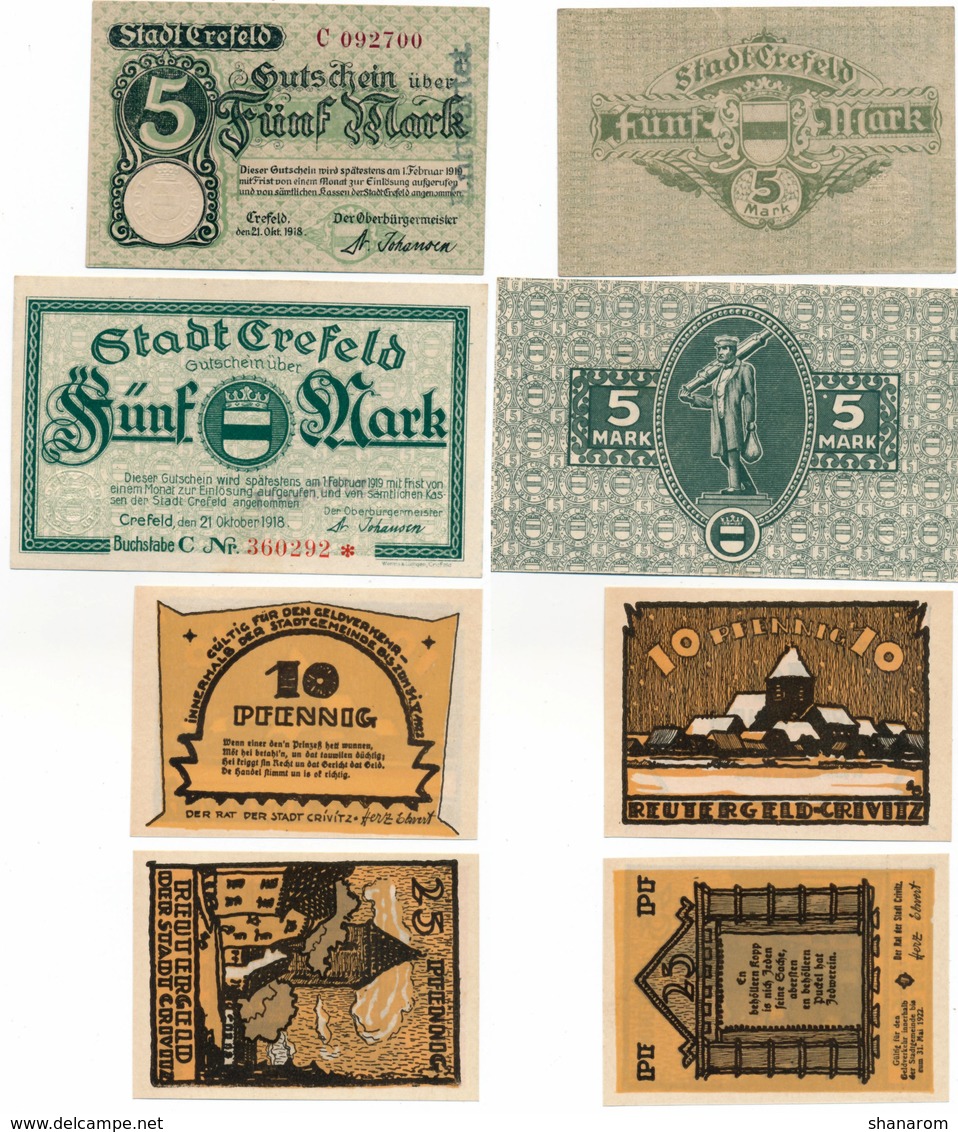 Allemagne // NOTGELD // Collection // LOT de 500 billets