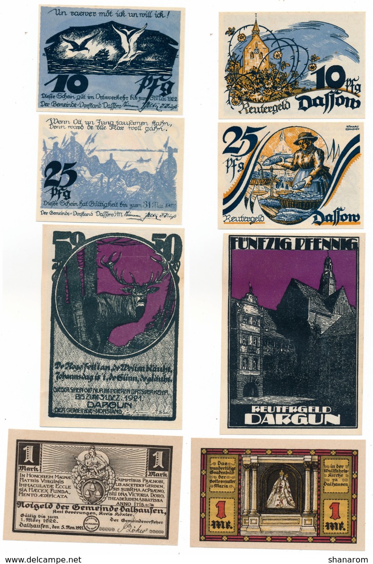 Allemagne // NOTGELD // Collection // LOT de 500 billets