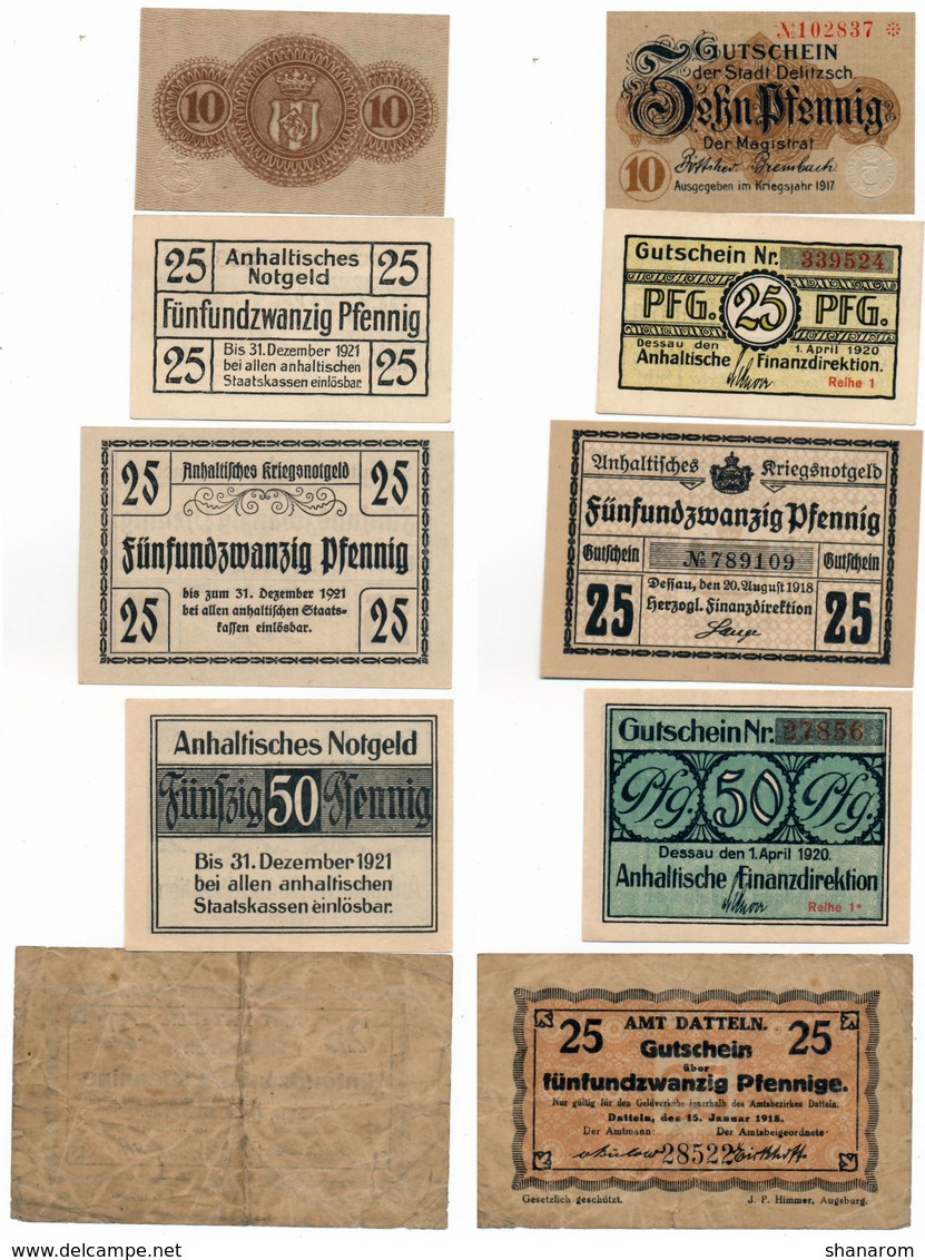 Allemagne // NOTGELD // Collection // LOT de 500 billets