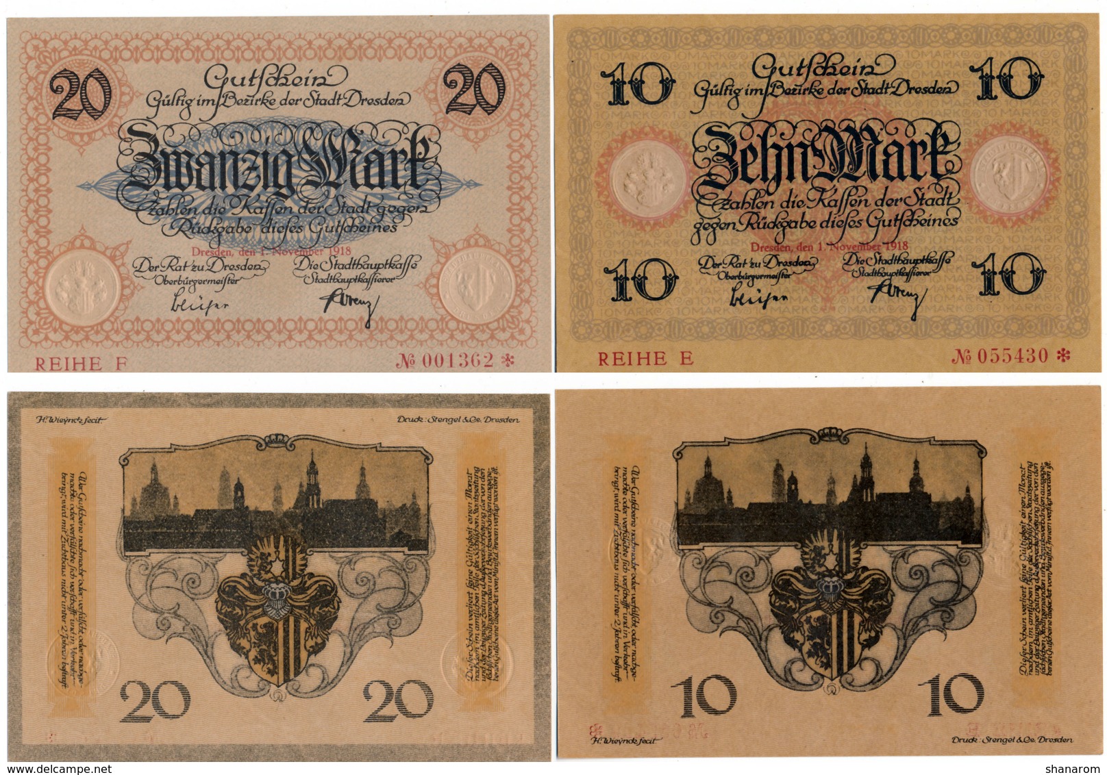 Allemagne // NOTGELD // Collection // LOT de 500 billets