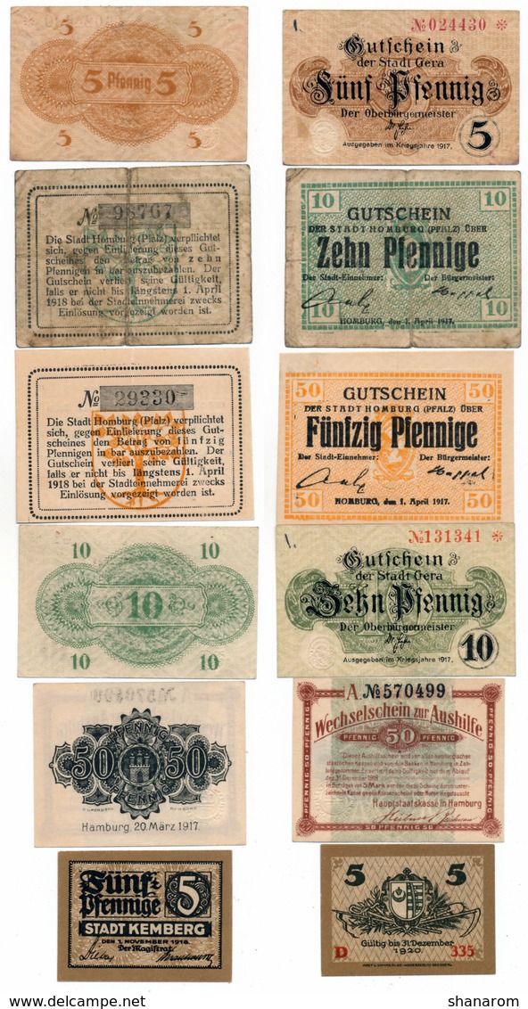 Allemagne // NOTGELD // Collection // LOT de 500 billets