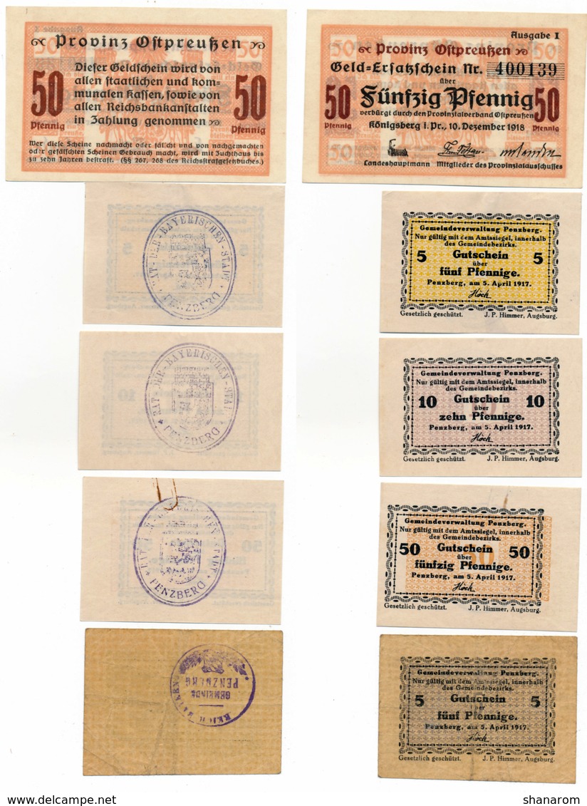 Allemagne // NOTGELD // Collection // LOT de 500 billets