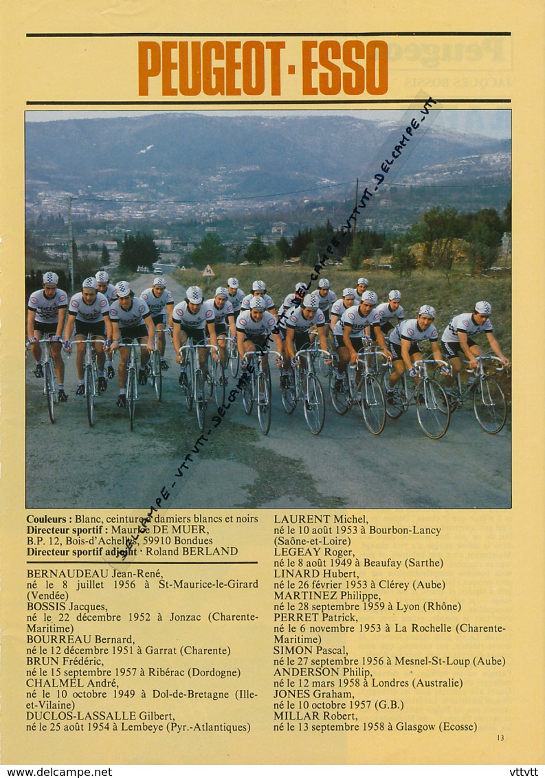 Equipe online peugeot cyclisme